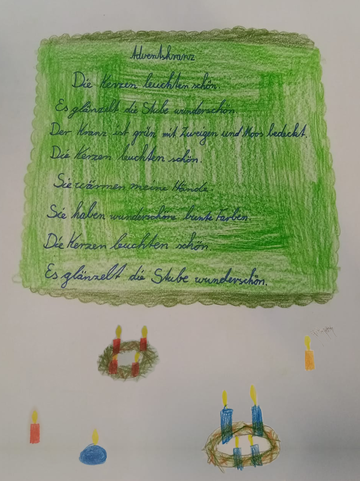 Deutsch, Klasse 4, Rondelle (Gedichte) schreiben